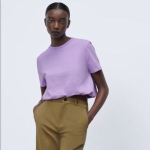 3/25$💓 Zara Purple Crop Top